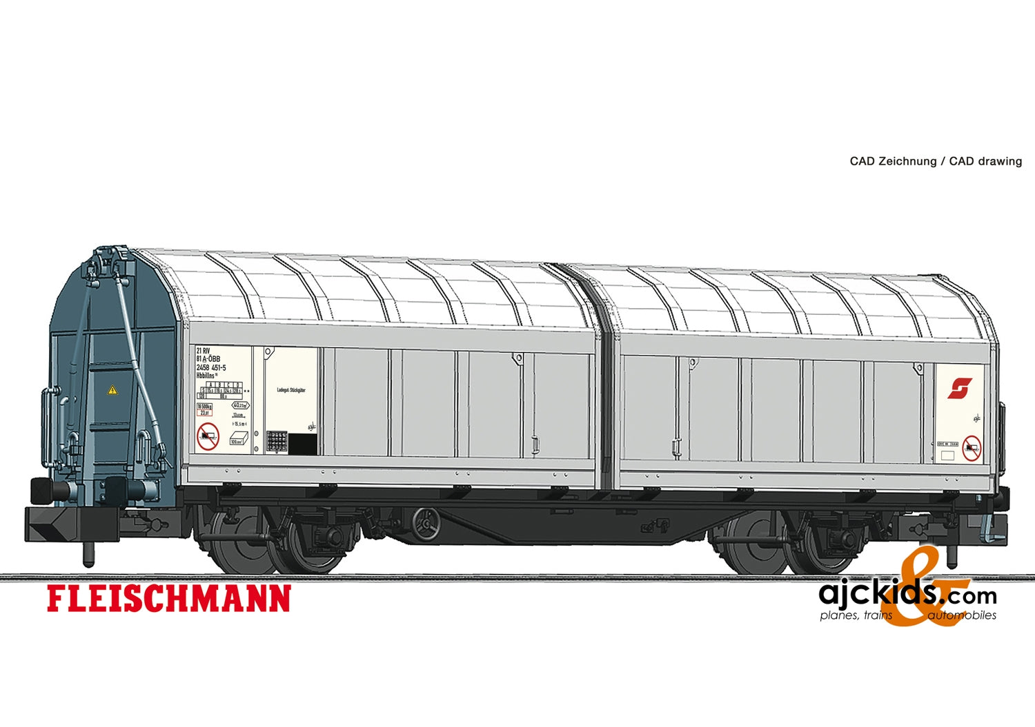 Fleischmann 826252 - Sliding wall wagon ÖBB