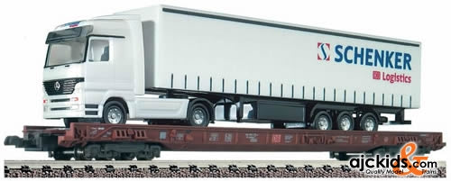 Fleischmann 8272 LOW-FLOOR WAGON,8-AXLED,DB