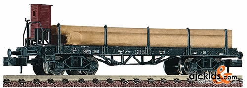 Fleischmann 828504 Stake Car w.Telephone Poles SBB