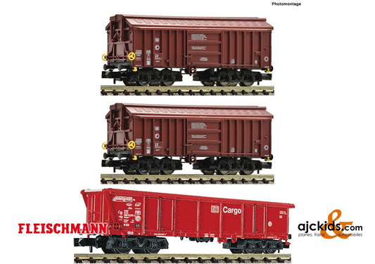 Fleischmann 829357 - 3 piece set clay transport wagons