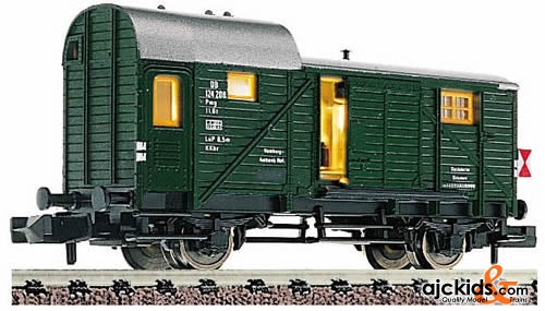 Fleischmann 8301 Brake van, type Pwg of the DB, with interior and tail lighting