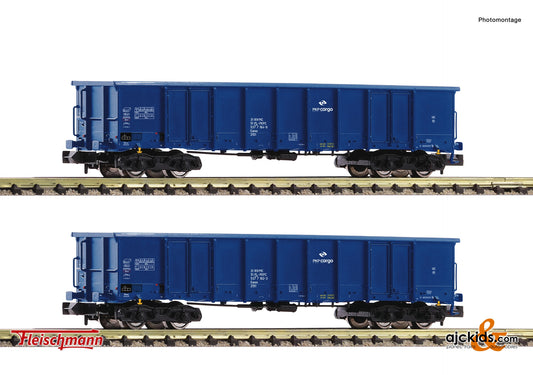 Fleischmann 830255 - 2-piece set: Open freight wagons, PKP Cargo at Ajckids.com