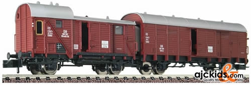 Fleischmann 8303 Coupled wagon unit, consisting of one box goods van, type Gllh 12 and one goods brake van