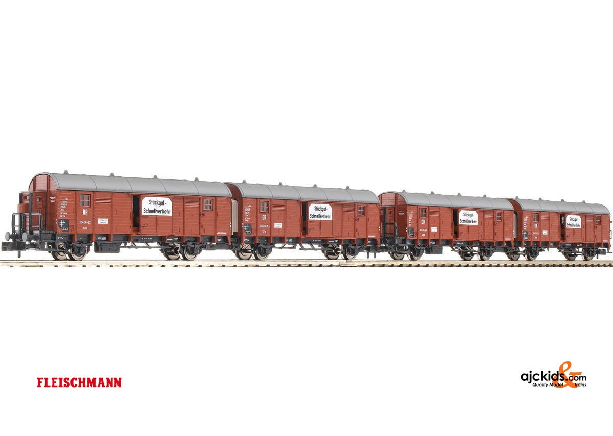 Fleischmann 830683 Digital Goods Wagon Set w/operationall doors and lights