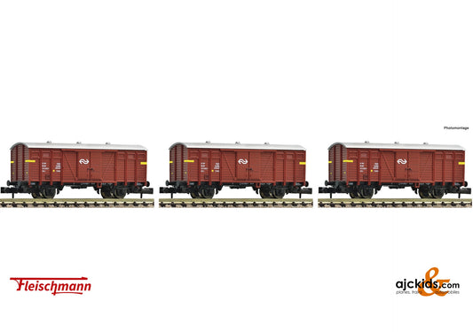 Fleischmann 833303 -3 piece set: General cargo transport, NS