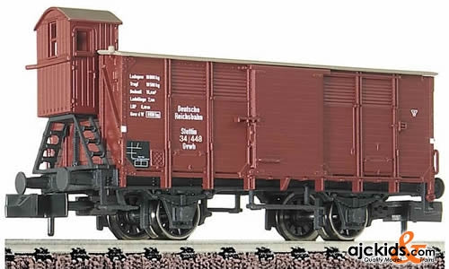 Fleischmann 8365 "Covered goods wagon,with brakeman´s cab, type Gvwh ""Stettin"" of the DRG"