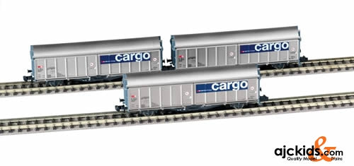 Fleischmann 837301 Set (in 3 parts): Sliding-wall wagons