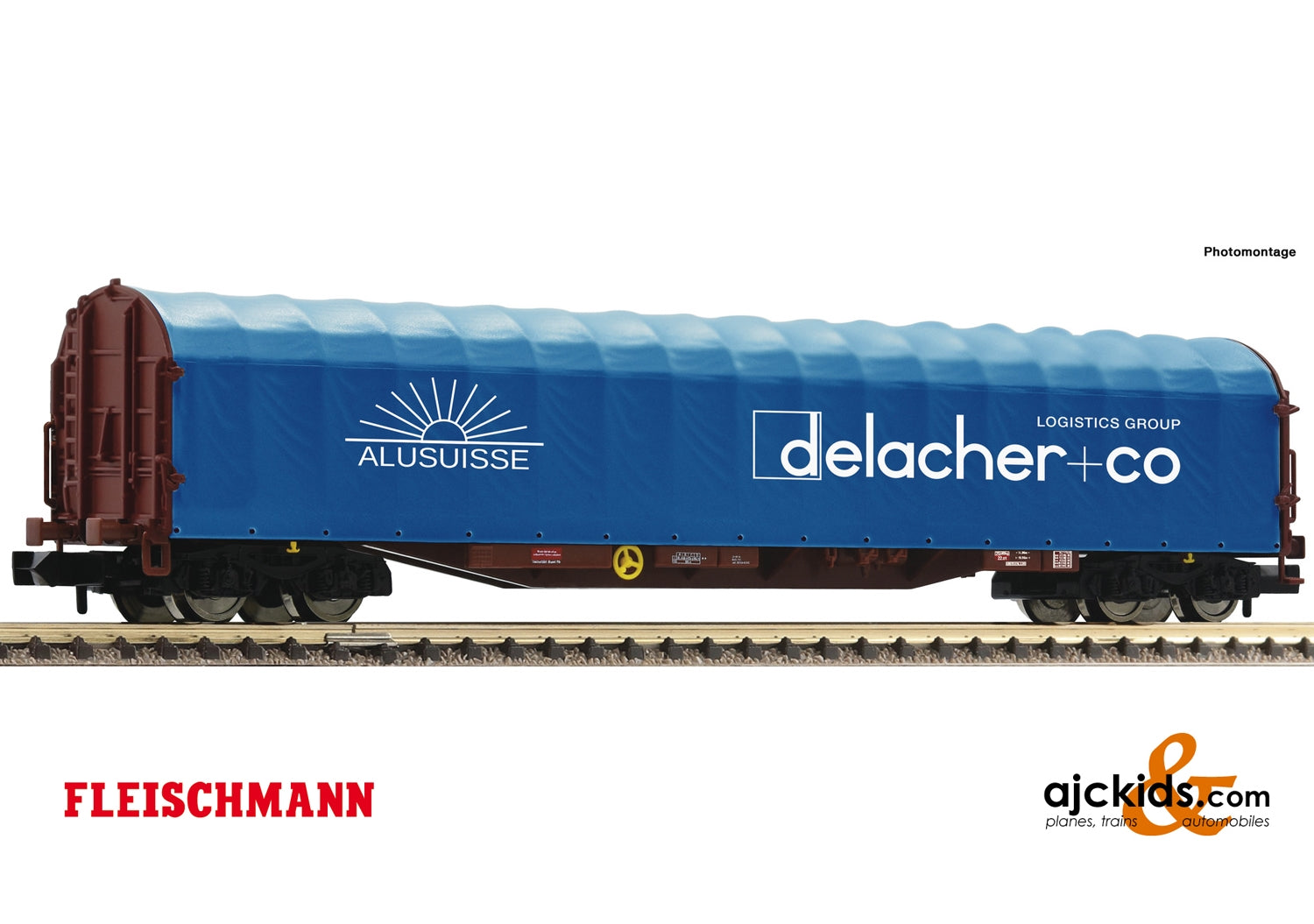 Fleischmann 837707 - Slide tarpaulin wagon