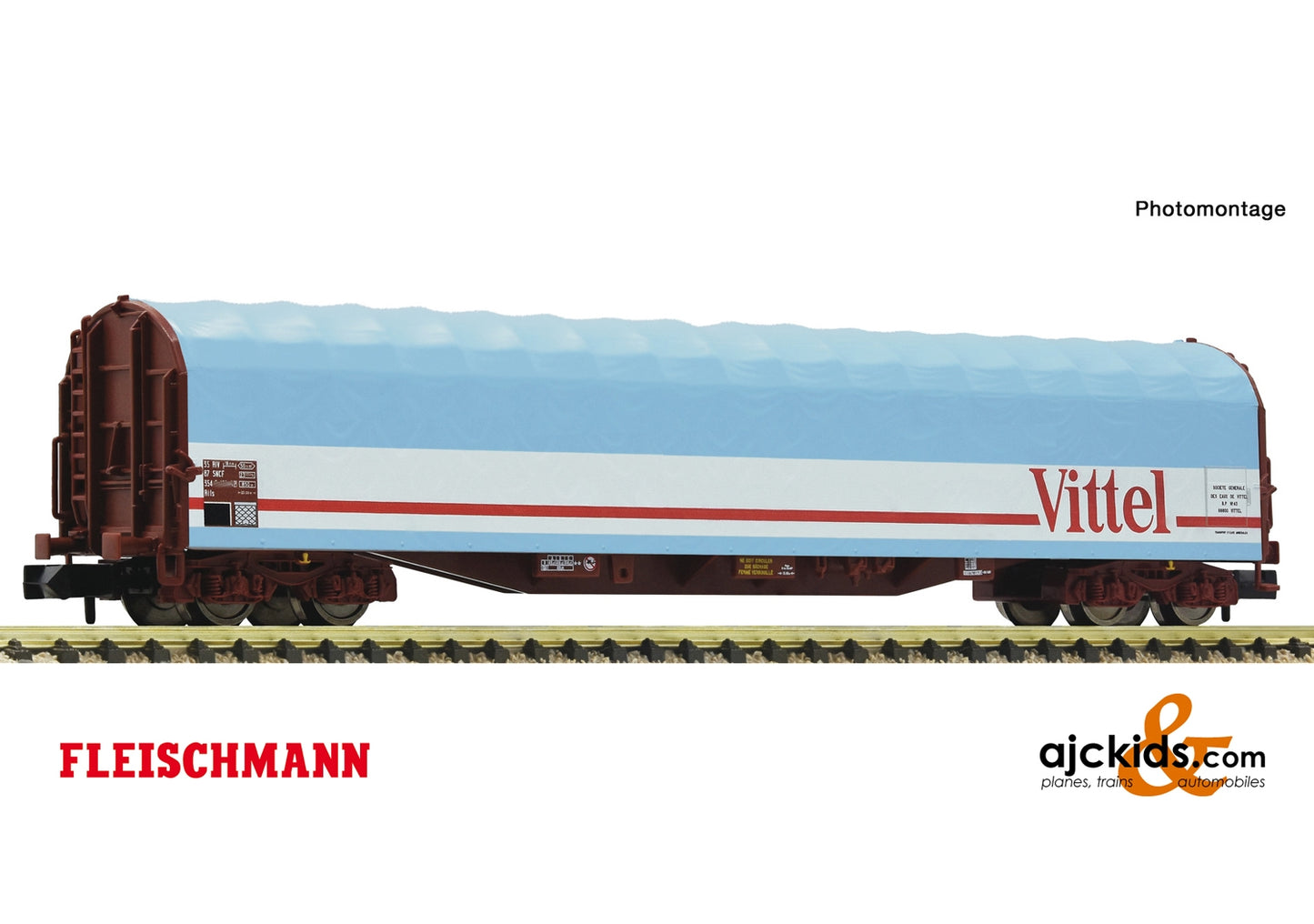 Fleischmann 837711 - Sliding tarpaulin wagon