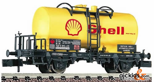 Fleischmann 8411 "Tank wagon, ""Shell"" with brake platform"