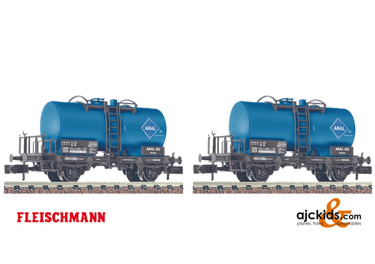 Fleischmann 841402 - 2 piece set tank wagons