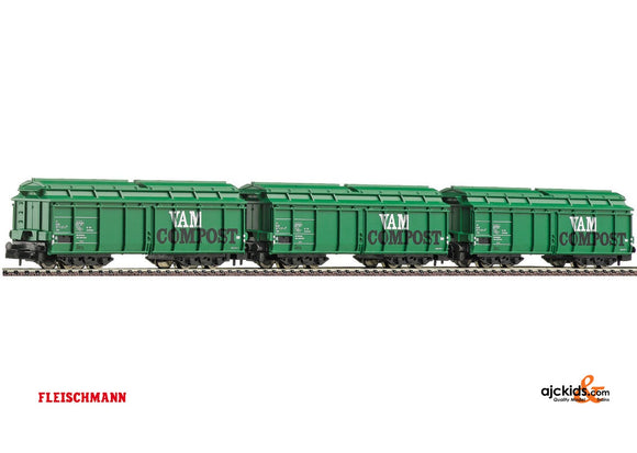 Fleischmann 845202 Garbage wagon green NS