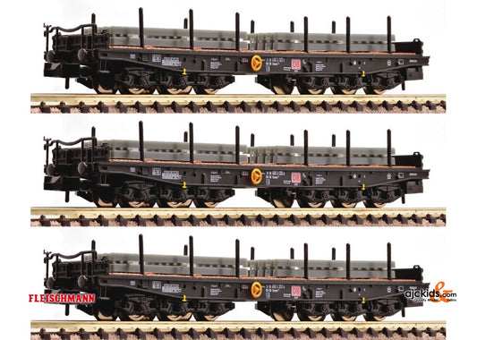 Fleischmann 845501 Set: heavy duty wagon Samms w. load