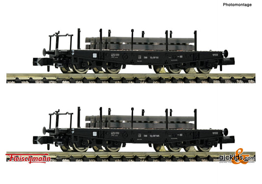 Fleischmann 845607 -2 piece set: Heavy duty flat wagons, ÖBB