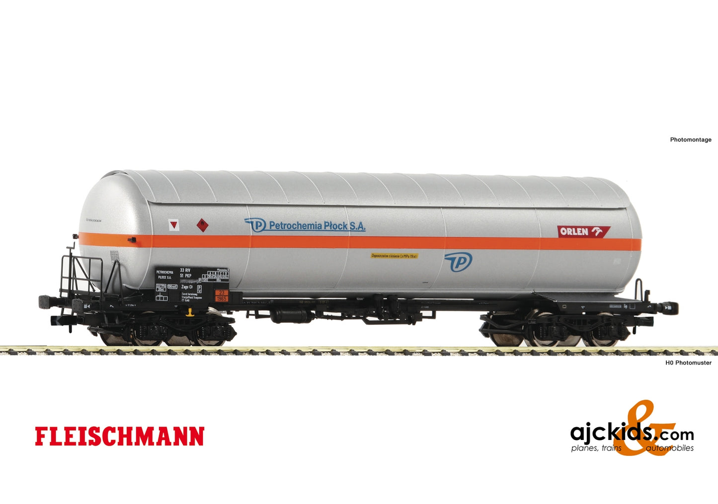 Fleischmann 849104 - Pressure gas tank wagon