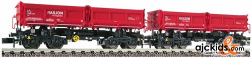 Fleischmann 853010 "Goods wagon set ""RAILION DB Logistics"", consisting of two high capacity self-unloading hopper"