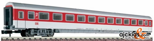 Fleischmann 8604 IC/EC compartment coach in traffic red livery, 2nd class