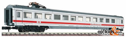 Fleischmann 8615 IC/EC restaurant coach in ICE livery, type WRmz.137.0 of the DB AG