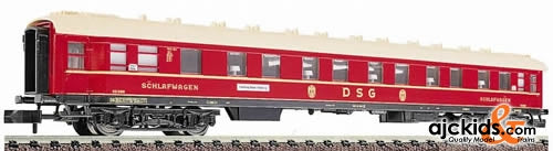 Fleischmann 8634 Express sleeping coach, type WLA4üe (WL4ü-37) of the DSG