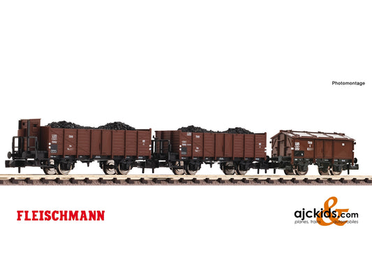 Fleischmann 880905 - 3 piece set goods wagons