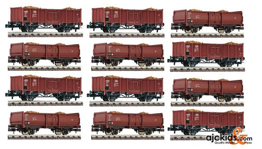 Fleischmann 881401 Display 12 Freight Car mit Rube