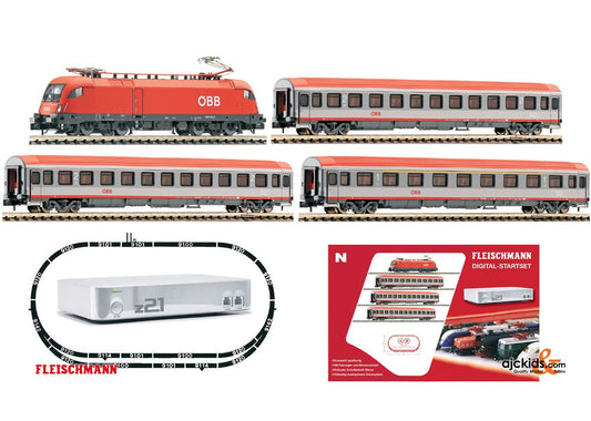 Fleischmann 931383 Startset: Electric Locomotive Rh1116 3x Eur