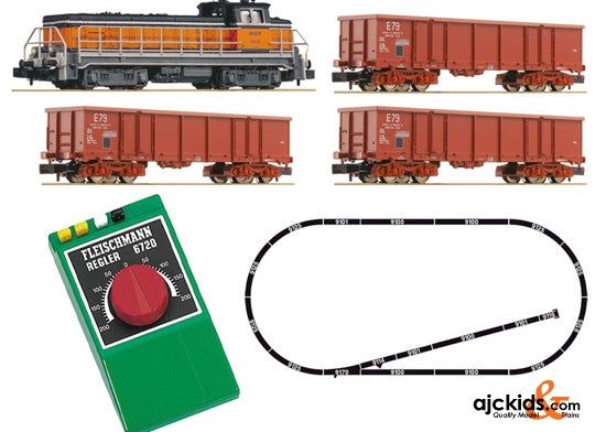 Fleischmann 931603 Analogset: Set SNCF BB 63000 +