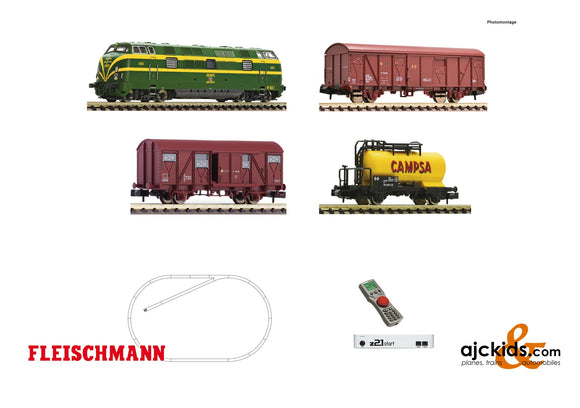 Fleischmann 931894 - z21 start digital set: Diesel locomotive class 340 and goods train