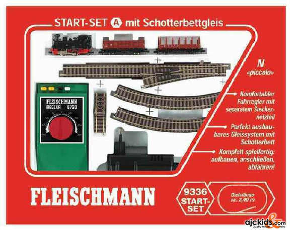 Fleischmann 9336 Start-Set with ready-ballasted tracks