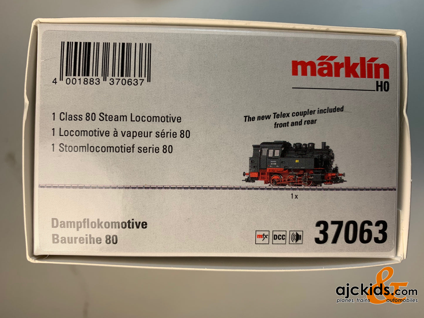 Marklin 37063 - Class 80 Steam Locomotive (Telex Couplers)