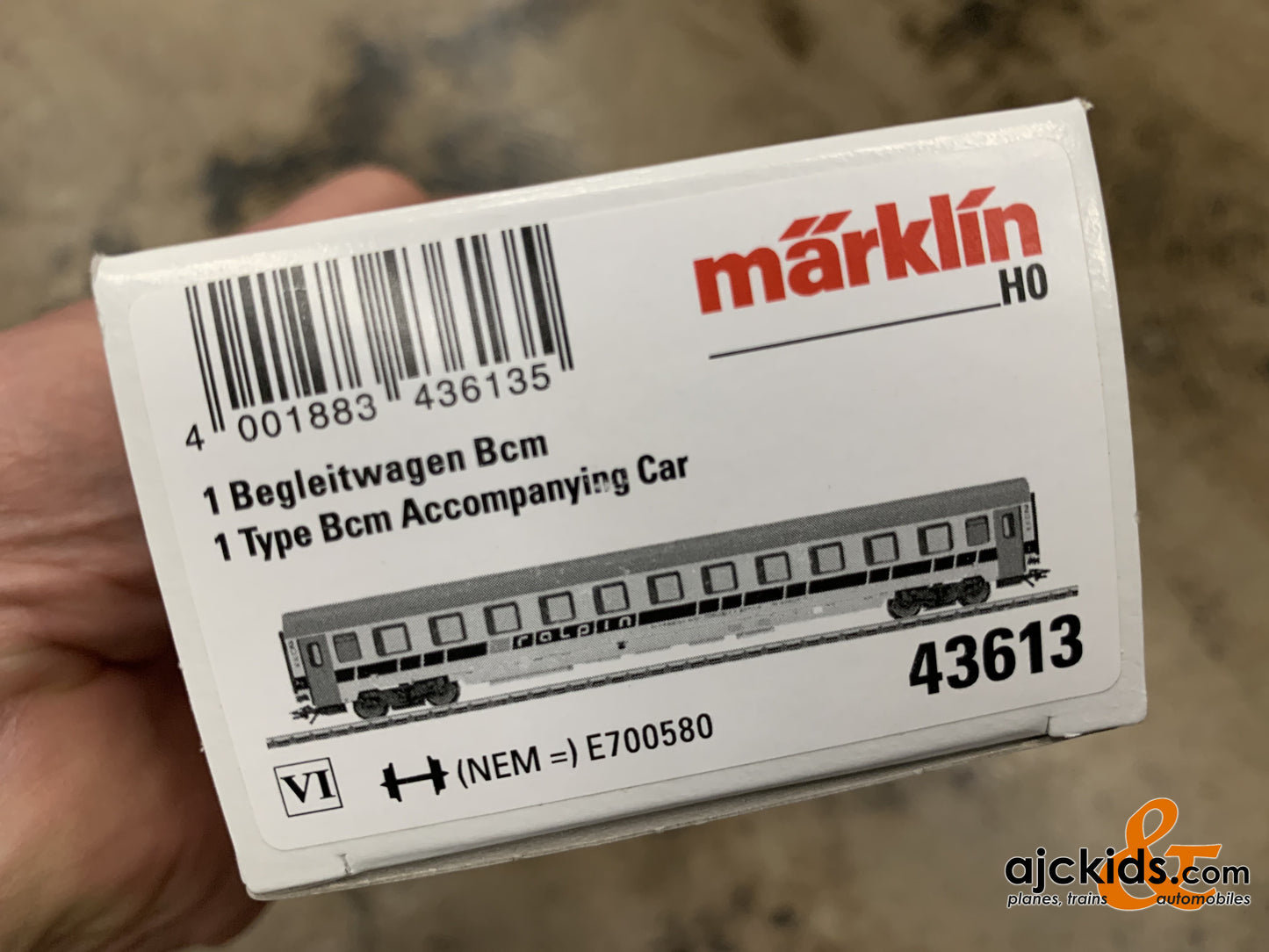 Marklin 43613 - Type Bcm Accompanying Car Ralpin