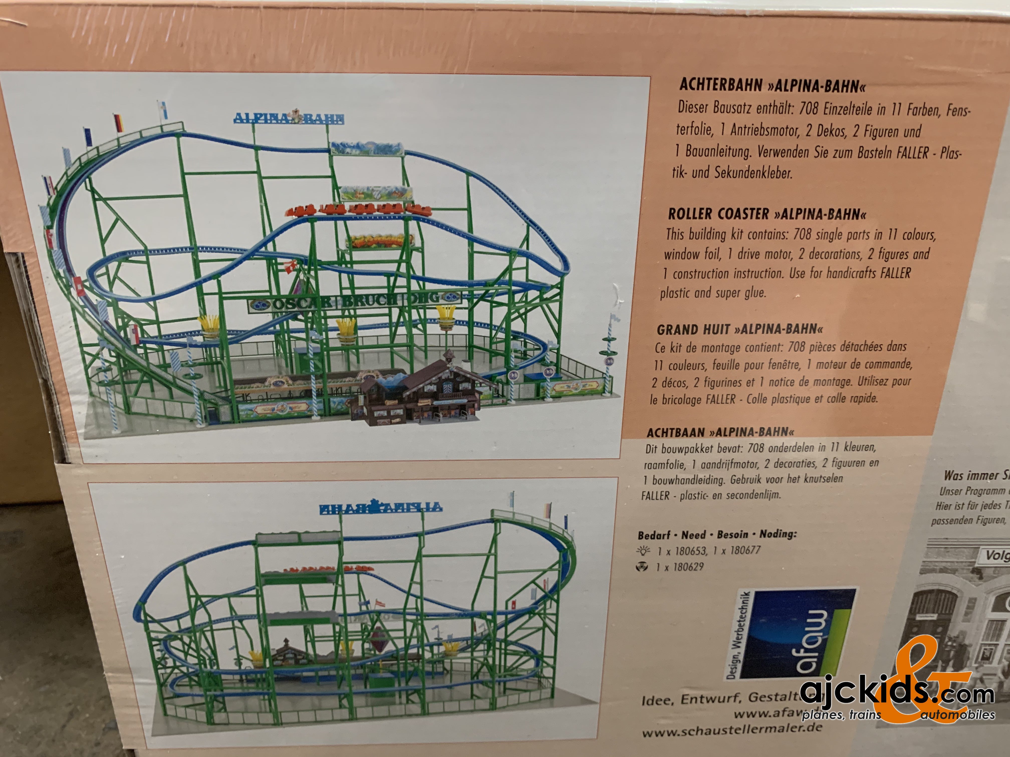Faller 140410: Alpina-Bahn Roller coaster – Ajckids