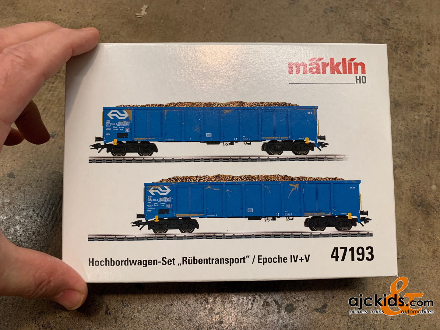Marklin 47193 - Beet Transport High Side Gondola Set