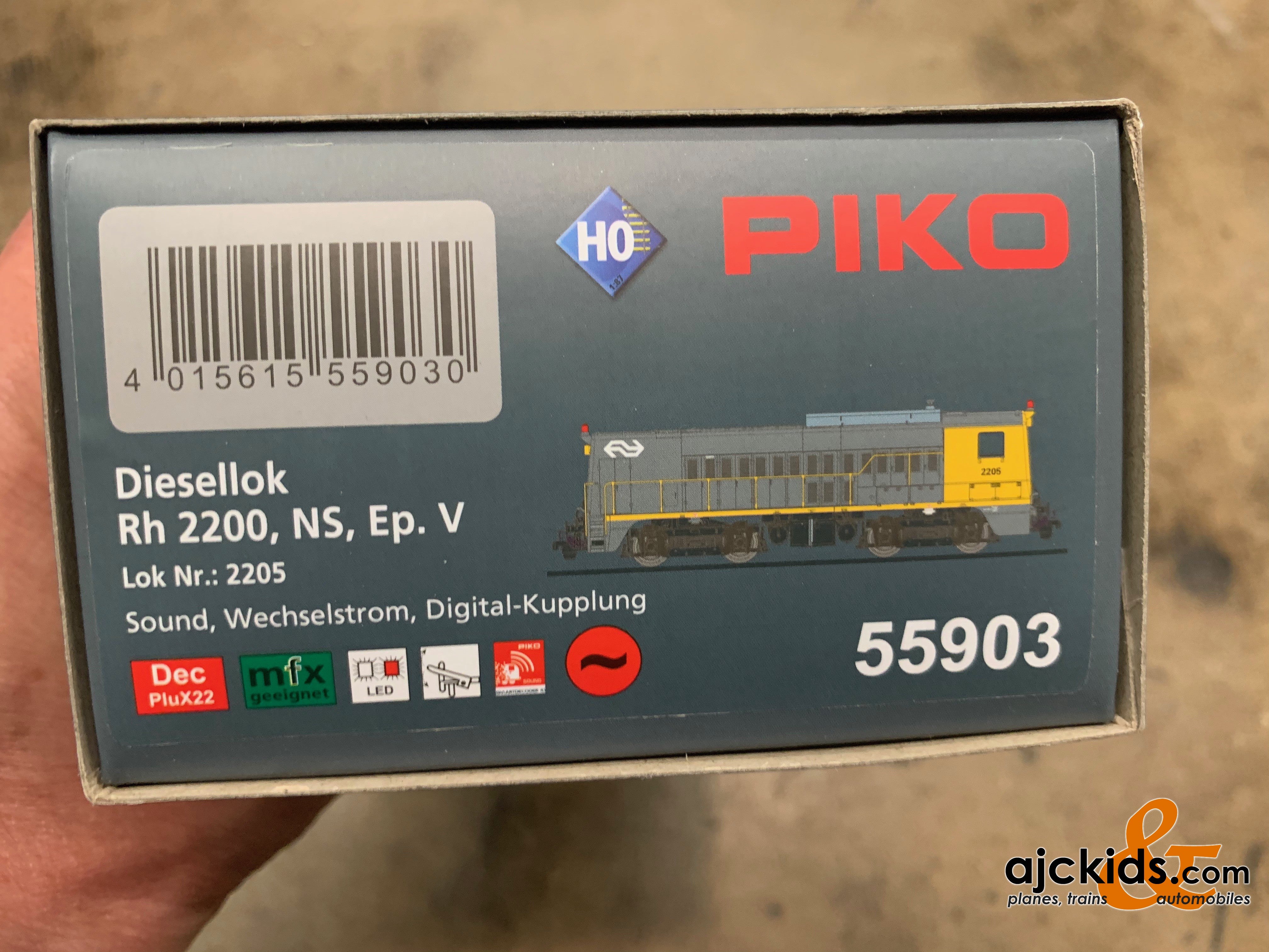 Piko 55903 at Ajckids.com, Rh 2200 Diesel Locomotive NS IV Yellow