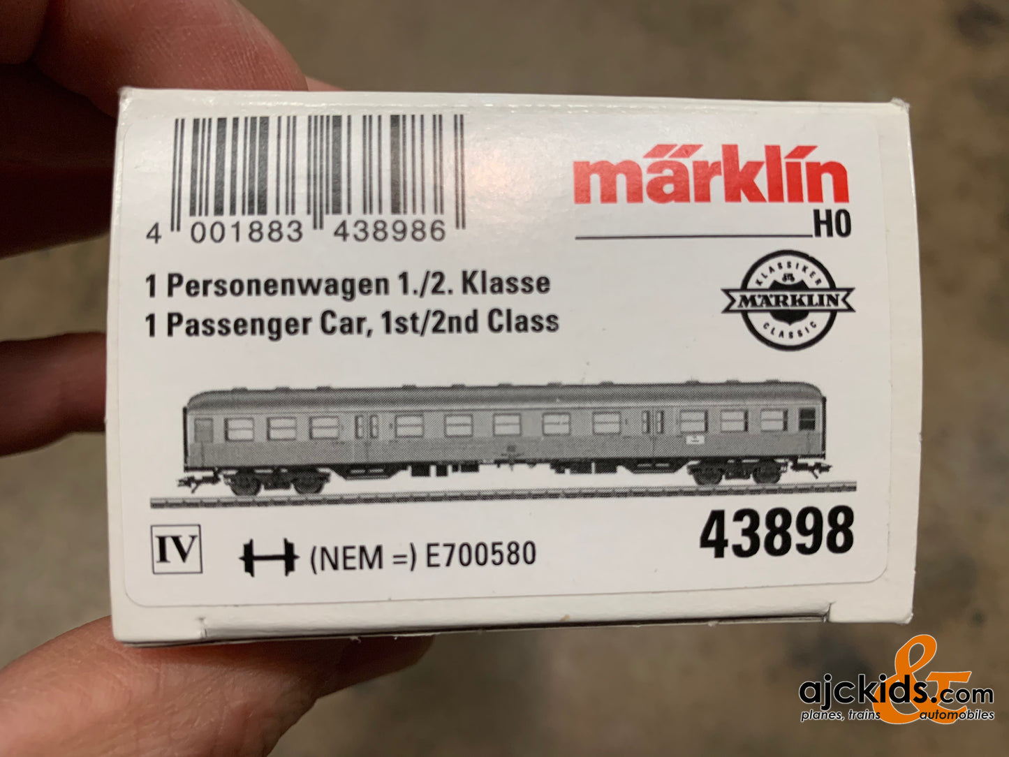 Marklin 43898 - Passenger Car; 1st/2nd Class