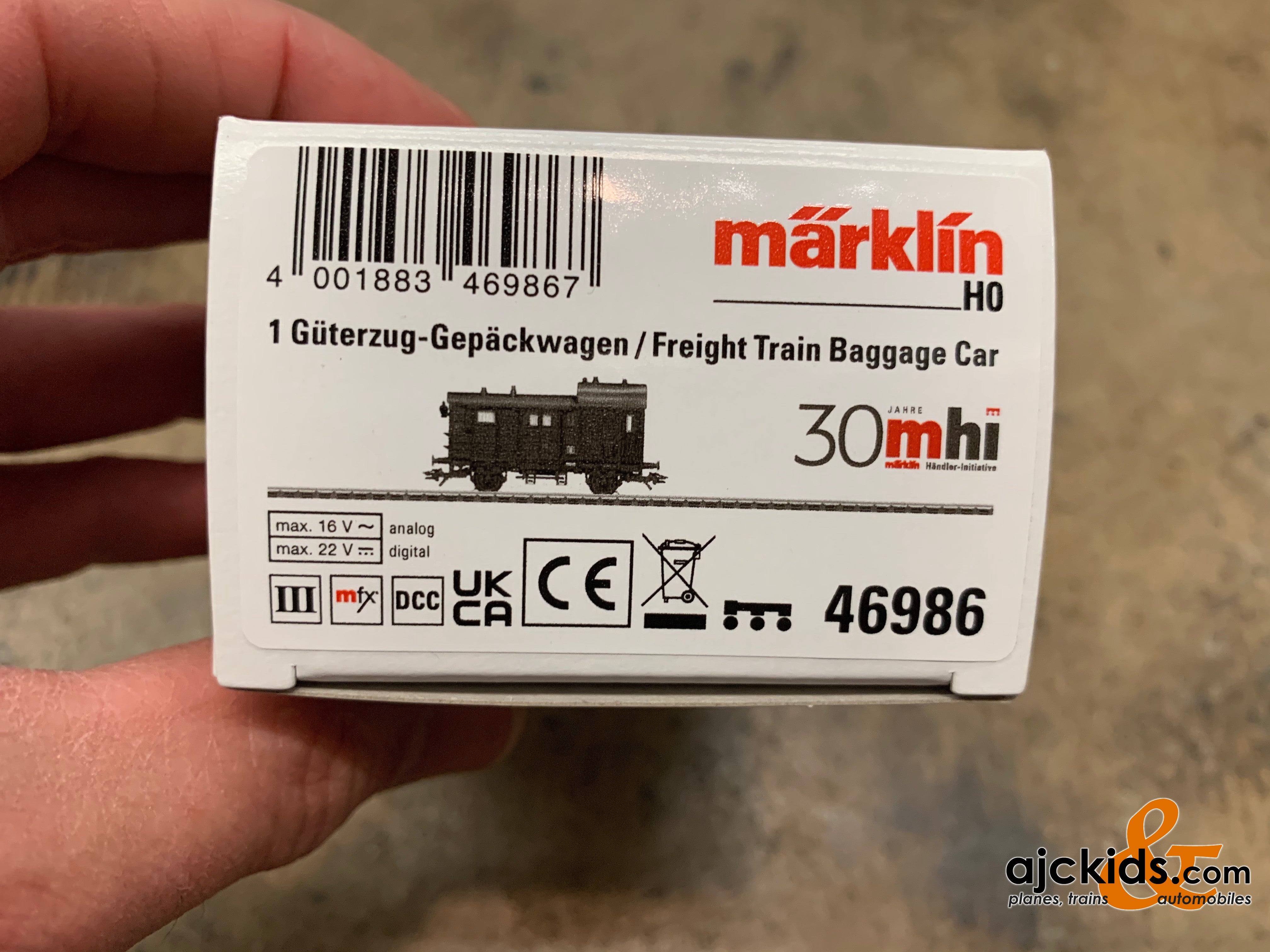 Marklin 46986 Type Pwg Pr 14 Freight Train Baggage Car (Sounds