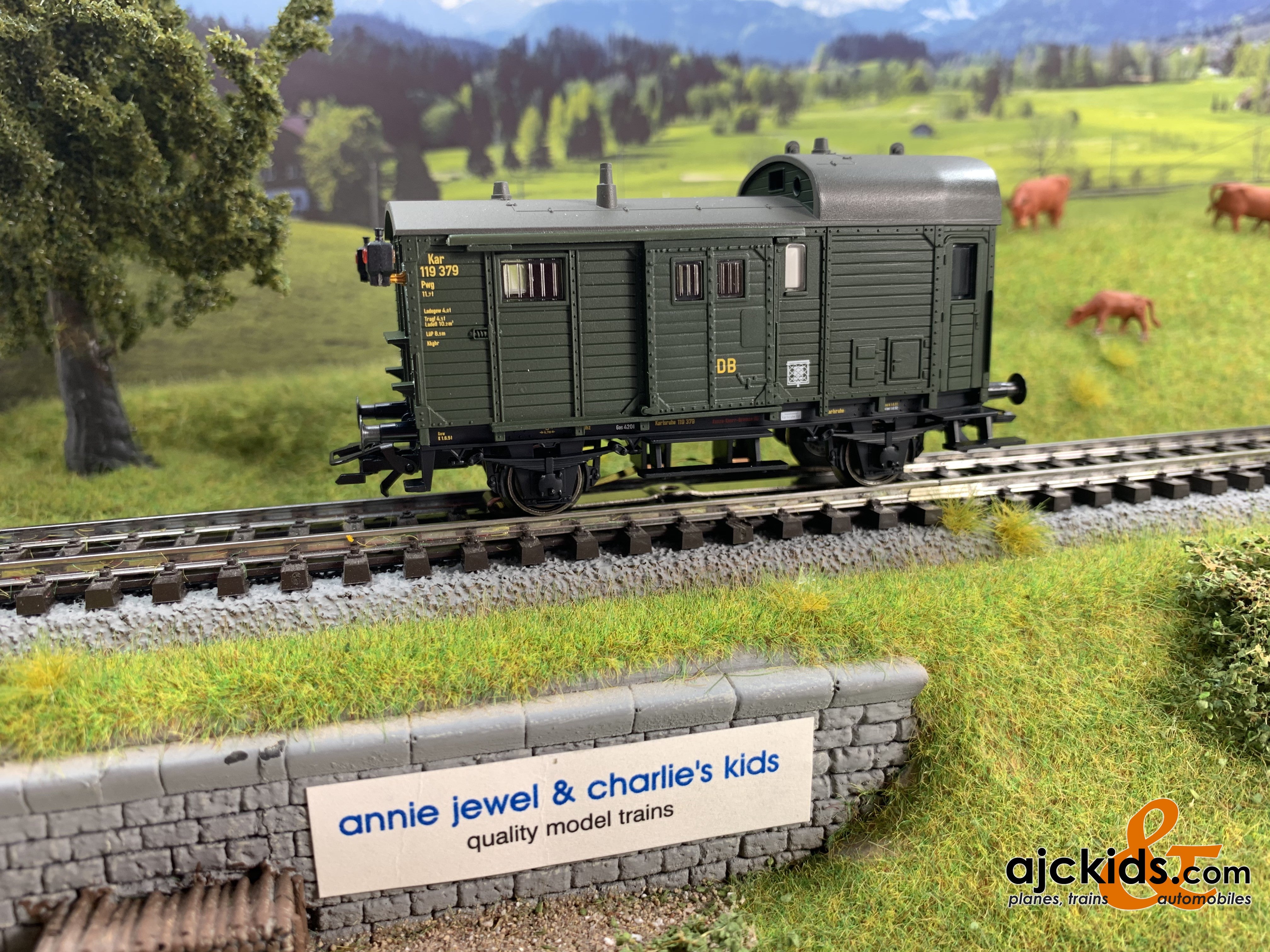 【未使用品】Märklinメルクリン 46986 DB Pwg Pr 14荷物車 Marklin 46986 Type Pwg Pr 14 Freight Train Baggage Car (Sounds