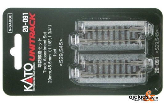 Kato 20091 - Trk Asrt 1-1/8,1-3/4" 10/