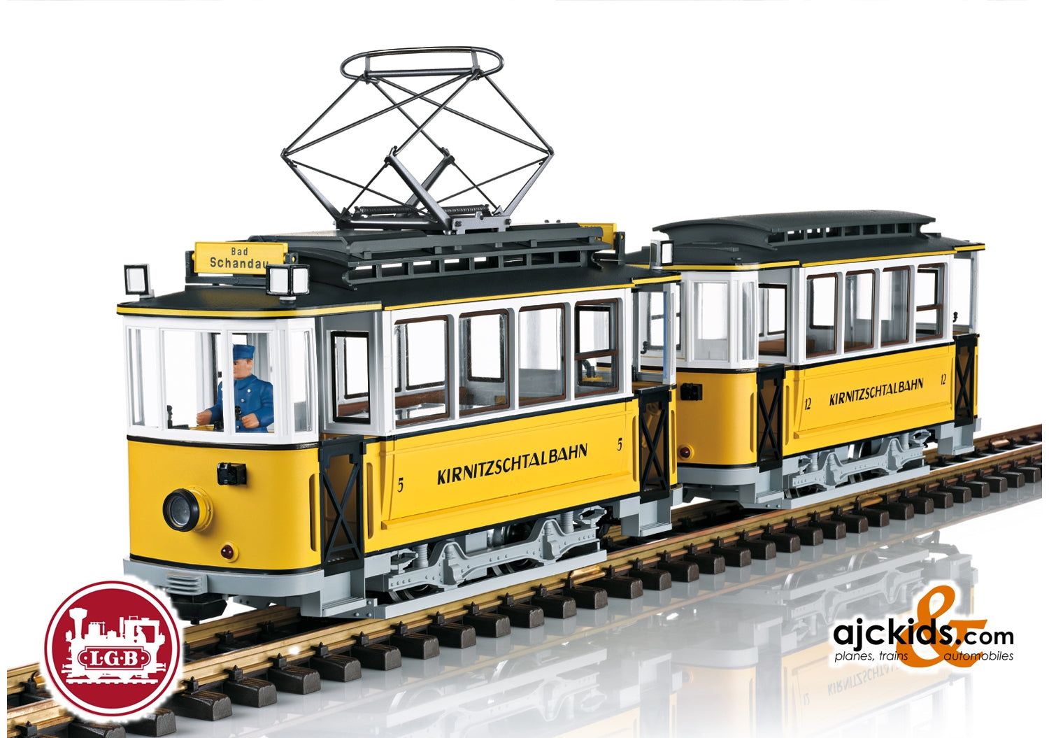 LGB 23363 - Kirnitzschtalbahn Streetcar Train - G-Scale trains and