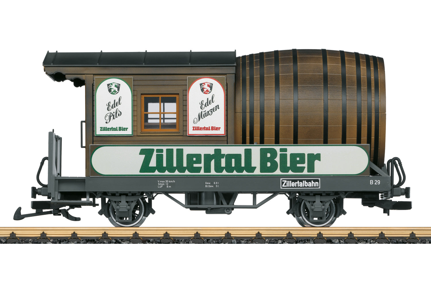 LGB 32421 - Zillertalbahn Fasslwagen Ep. VI - G-Scale trains and