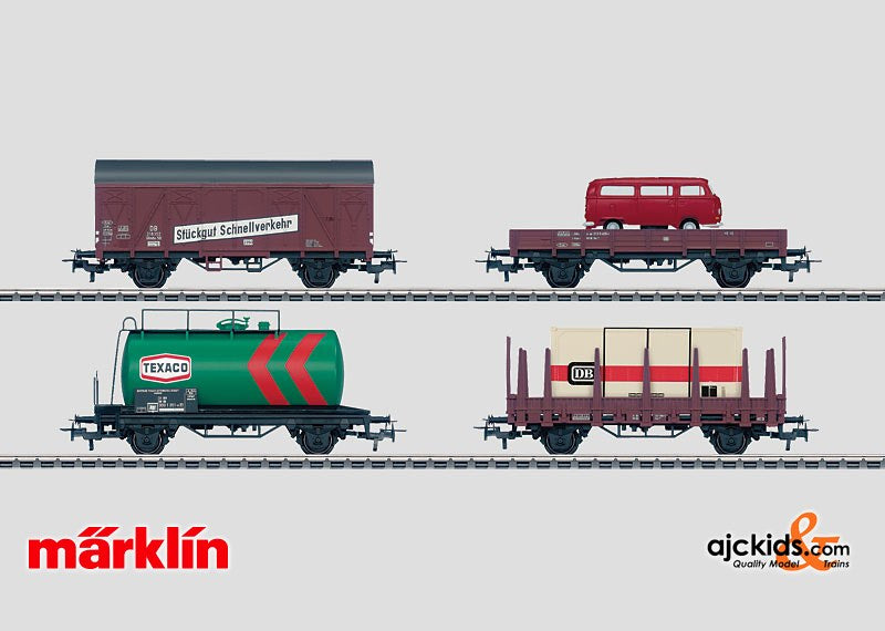 Marklin 00759 - Set with 24 Freight Cars in a Display in H0 Scale