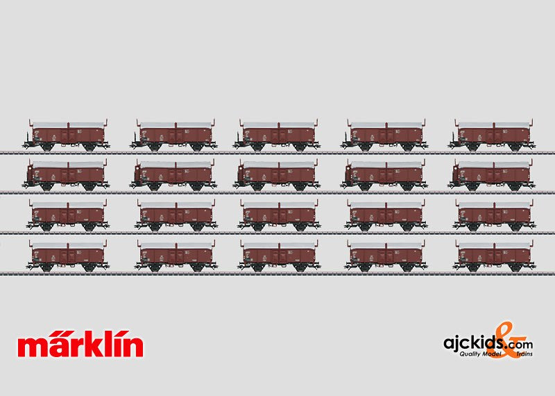 Marklin 00765 - Set with 20 Type Kmmks 51 Freight Cars