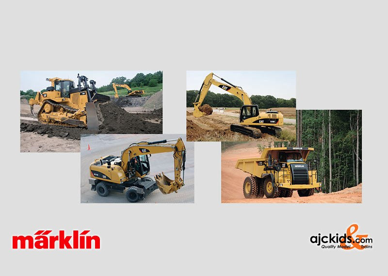 Marklin 00777 - CAT H0 Construction Machinery Sales Package in H0 Scale