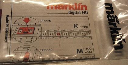 Marklin 204595 - C-Track Insulators/Lifters in H0 Scale