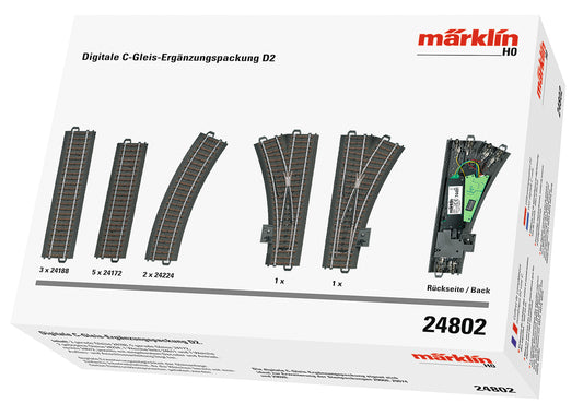 Marklin 24802 - Digital C Track D2 Extension Set