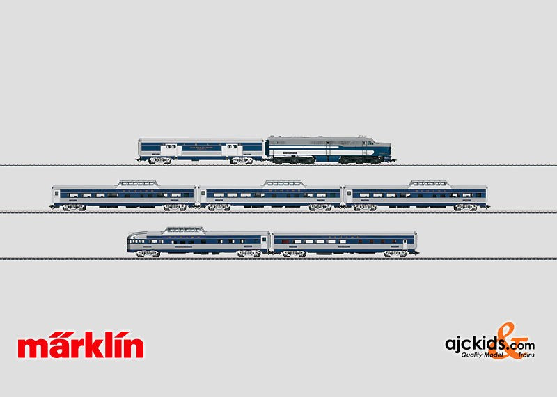 Marklin 26490 - Blue Bird Alco PA-1 Passenger Train in H0 Scale
