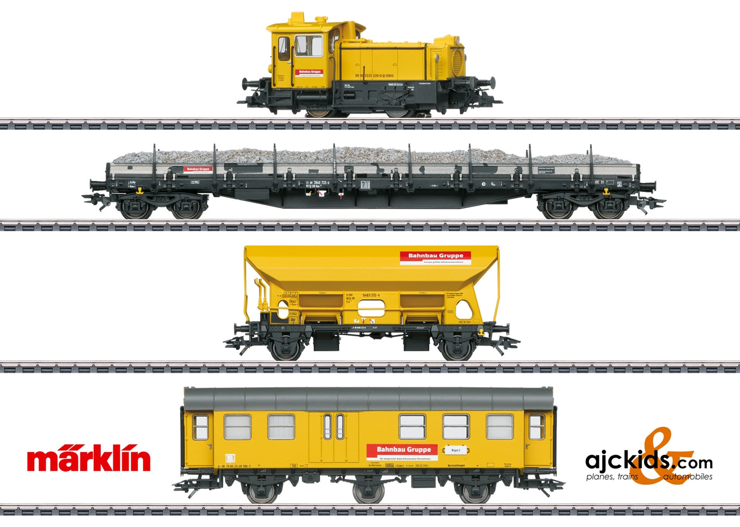 Marklin 26621 Track Lay. Train Set, Köf III at Ajckids.com