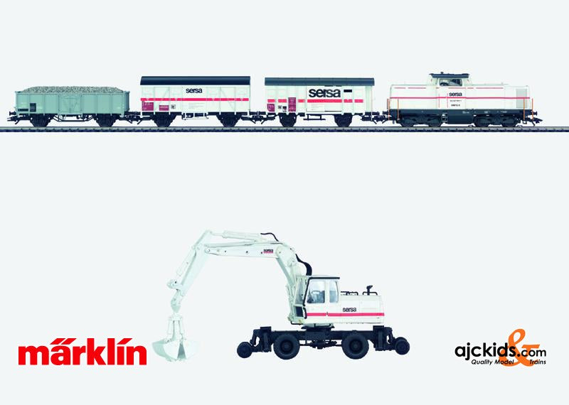 Marklin 28462 - Sersa maintenance train in H0 Scale