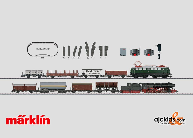 Marklin 29040 - Bundesbahn Digital Starter Set in H0 Scale