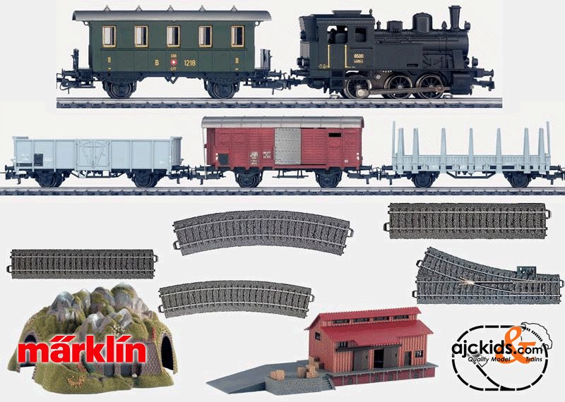 Marklin 29217 - Swiss Starter Set - Branch Line Train in H0 Scale